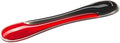 Kensington Slim Duo Gel Wrist Rest for Low Profile Keyboard, Wrist Pad for Keyboard, Ergonomic Wrist Pad for Office, Non-Skid Computer Pad with Wrist Support, Red K62442WW, 19" x 3.7"x 0.7”