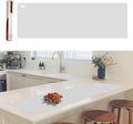 49.2" x 15.7" Large Silicone Mat for Kitchen Counter Protector, Cuttable Silicon Countertop Protector Mat Heat Resistant Mats for Countertop, Cut to Fit Placemat Ship Roll by Foepoge, Gray