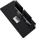 MAIDERN 59”x 27.5” Leather Desk Mat XL, Large Desk Pad, Reversible Cork & Leather Large Mouse pad for Desk, Waterproof Computer Desk Mat for Gaming Home Office (Black)