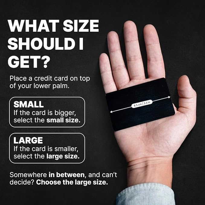 DELTAHUB Carpio 2.0 - Left-Handed Truly Ergonomic Wrist Rest for Mouse, Carpal Tunnel Support, Anti-Fatigue, Easy Glide, Sleek, Office Computer, Laptop, Gaming - Large, Black