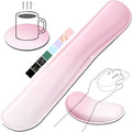 Gimars Upgrade Enlarge Silky Gel Memory Foam Keyboard Wrist Rest, Wrist Rest for Computer Keyboard, Ergonomic Mouse pad Rests for Typing, Wrist Support for Office, Gaming, Pink Gradient