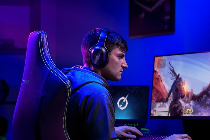 Razer Barracuda Pro Wireless Gaming Headset (PC, PlayStation, Switch 2, iPhone, Smartphones): Hybrid ANC - 2.4GHz Wireless + Bluetooth - THX AAA - 50mm Drivers - Integrated Mic - 40 Hr Battery - Black