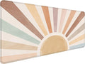 Boho Sun Large Mouse Pad 31.5x15.7inch, Sunshine Rainbow Large Extended Computer Desk Mat Mousepad for Keyboard and Mouse, Boho Desk Accessories