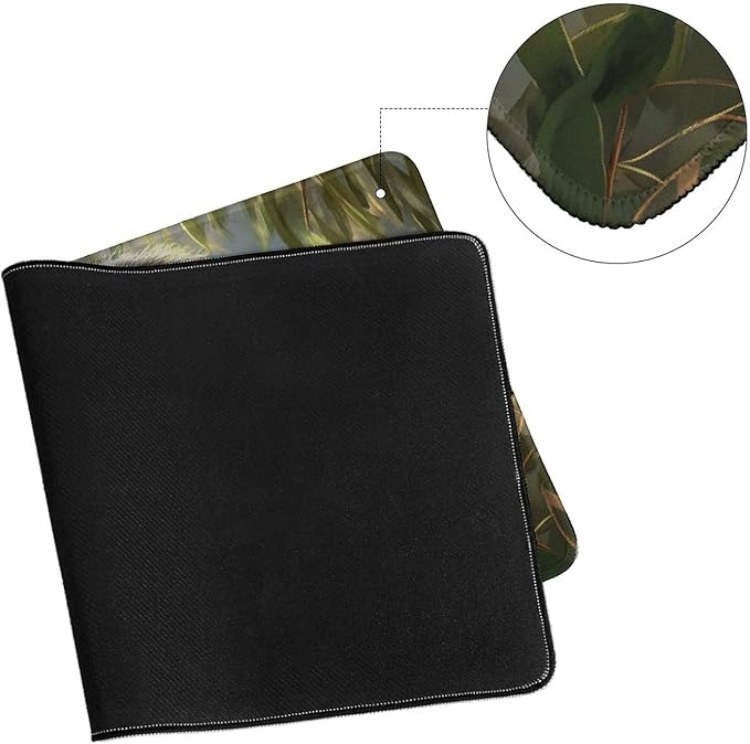 Large Ergonomic Gaming Mouse Pad Baby Koala on Eucalyptus Branch - Adorable Wildlife Theme with Non-Slip Base Water-Resistant Surface and Stitched Edges 30x60cm