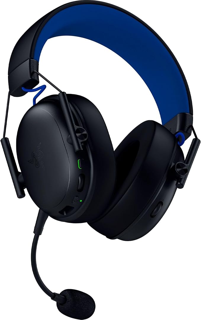 Razer BlackShark V3 X HyperSpeed Wireless Gaming Headset for PS5: 50mm Drivers - Cardioid Mic - 2.4 GHz, Bluetooth - Works with PC, Mac, Nintendo Switch, Smartphone - Long Battery Life - Black