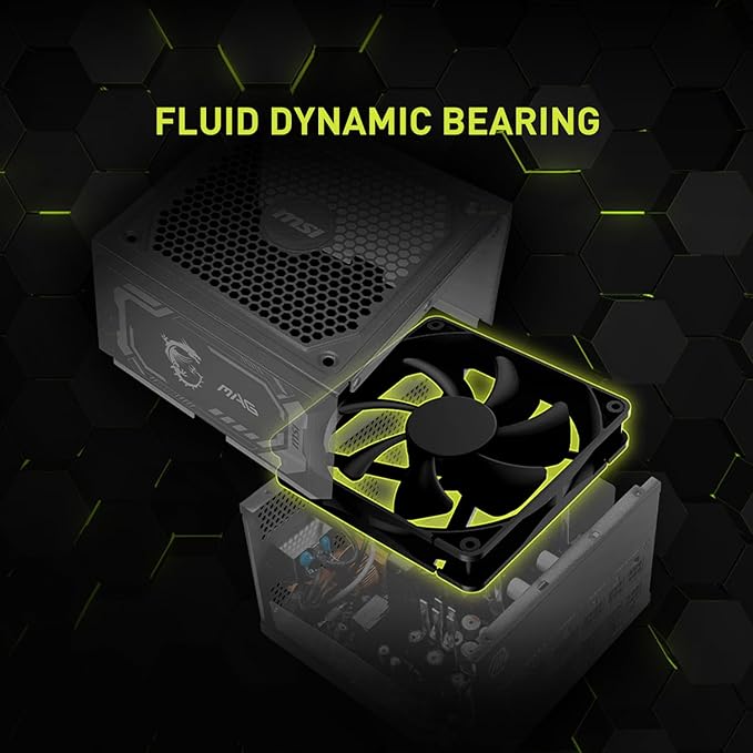 MSI MAG A1250GL PCIE5, Fully Modular Compact Gaming 1250W Power Supply, 80+ Gold, ATX 3.1 & PCIe 5.1 Ready, Native Dual-Color 12V-2x6 Cable, 10 Year Warranty