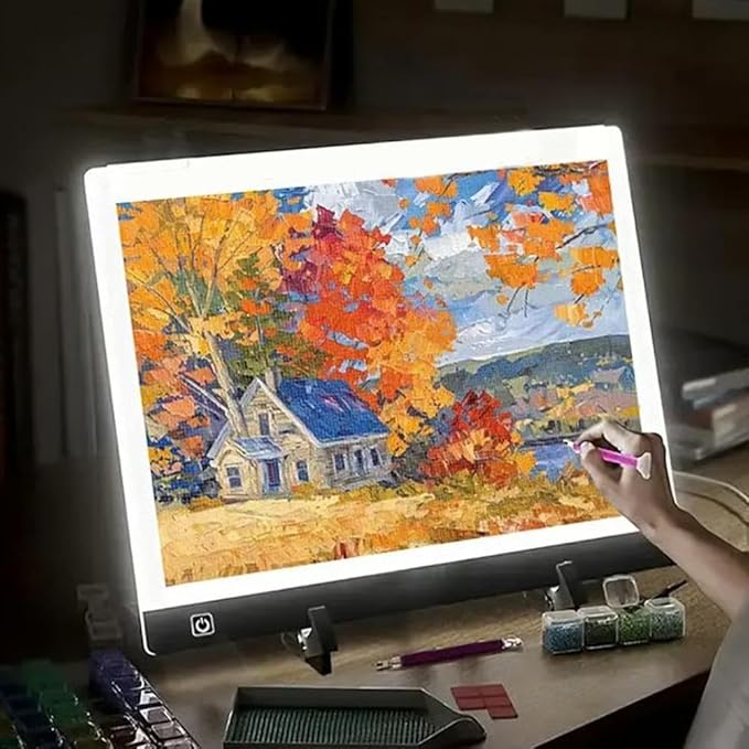 USB Light Box for Tracing, A3 A4 A5 LED Light Pad with Eye-Care & Anti-Flicker, Ultra-Thin Portable Tracing Light Board for Artists, Drawing, Crafts