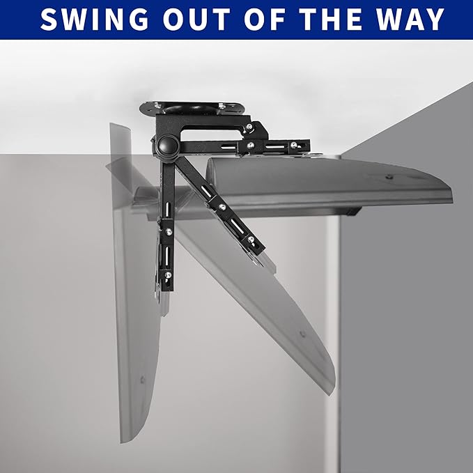 VIVO MOUNT-M-FD27 Manual Folding Ceiling Mount for 13-27 inch Flat Screens, Tilt Roof, Under Cabinet Mount for LCD TVs and Monitors