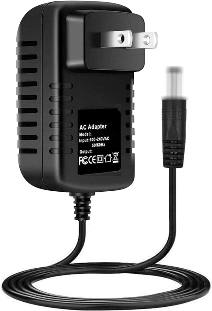 24V AC-DC Adapter Replacement for Micomlan FDDL03 Led Desk Lamp Home Office Architect Clamp 24W Rotatable Light Stepless Dimming Table MYX-2401000US 24VDC Power Supply Cable Battery Charger