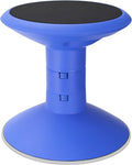 Storex Wiggle Stool – Active Flexible Seating for Classroom, Home and Office, Adjustable 12-18 Inch Height, Blue (00301A01C)
