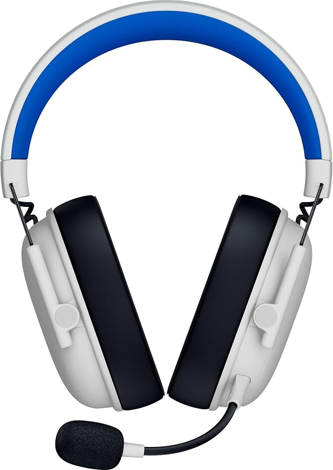 Razer BlackShark V3 X HyperSpeed Wireless Gaming Headset for PS5: 50mm Drivers - Cardioid Mic - 2.4 GHz, Bluetooth - Works with PC, Mac, Nintendo Switch, Smartphone - Long Battery Life - White