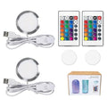 Bulto 2Pcs LED Lamp Kit 001 16 Color for Bambu Lab 3D Printing, RGB Remote Control DIY LED Light Kit - Monitor Light Bar for Bambu Lab Makerworld/Anycubic/Makeronline, 5V USB Powered