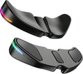 HornsX1 Right-Handed RGB Ergonomic Gliding Palm Rest for Mouse, Wrist Rest Pad, 3 RGB Lighting Modes, Reduce Wrist Pain, Anti-Fatigue, for Gaming/Office Work Casual Use - Black2, 1 PCS