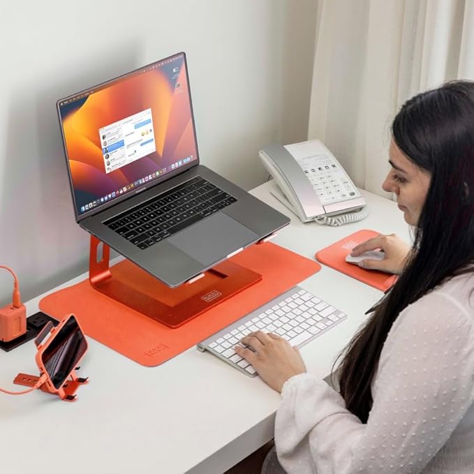 BLACK+DECKER Ergonomic Mouse Pad Wrist Support - Comfortable Mouse Pad Wrist Rest - Wrist Relief Gel Mousepad - Non-Slip Base Aesthetic Mousepad for Gaming, Home, Office - Perfect for Computer, Laptop