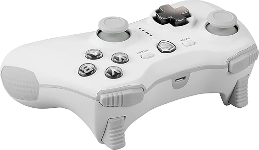 msi Force GC30V2 White Wireless Gaming Controller, Dual Vibration Motors, Dual Connection Modes, Interchangable D-Pads, Compatible with PC & Android