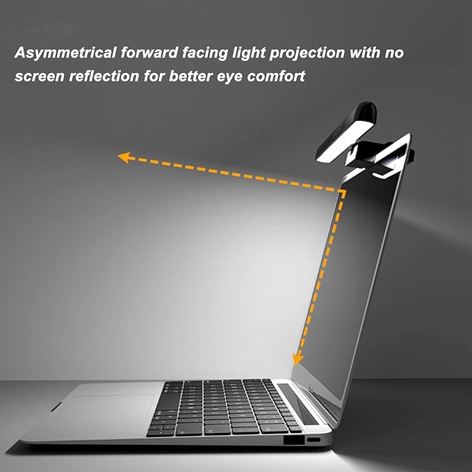 Computer Monitor Light, Monitor Light Bar, 3 Tunable Color Temperature Dimmable LED Screen Monitor Light Bars with Touch Control for Laptop