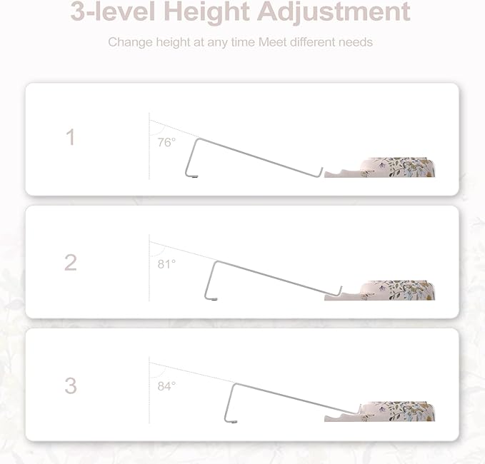 HAOCOO Keyboard Stand with Wrist Rest, Ergonomic Wrist Rest Office Desk Accessorie, 3-Level Height Adjustment Acrylic Keyboard Riser, Easy Typing Wrist Support for Computer
