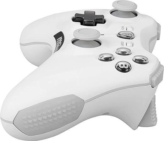 msi Force GC30V2 White Wireless Gaming Controller, Dual Vibration Motors, Dual Connection Modes, Interchangable D-Pads, Compatible with PC & Android