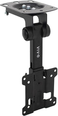VIVO MOUNT-M-FD27 Manual Folding Ceiling Mount for 13-27 inch Flat Screens, Tilt Roof, Under Cabinet Mount for LCD TVs and Monitors
