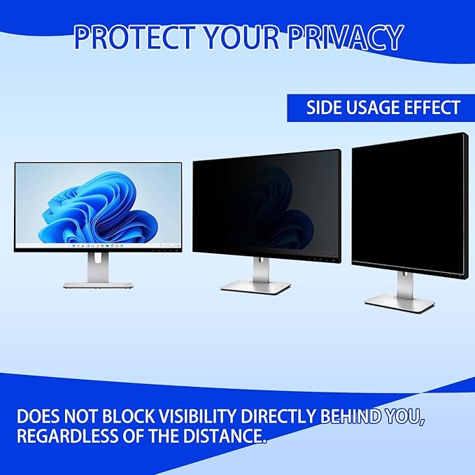 19 Inch Privacy Screen for Monitor with 5:4 Widescreen Monitor Blue Light Screen Protector - Anti-Glare - Anti-Scratch Protector Film for Data Confidentiality Privacy Shield [2 Pack]