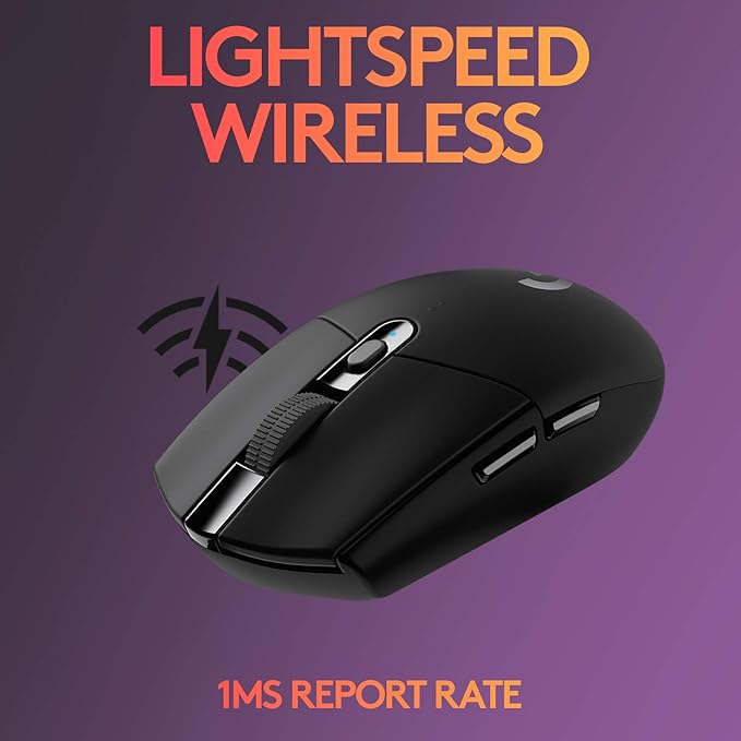 Logitech G413 TKL SE Mechanical Gaming Keyboard + G305 Lightspeed Wireless Gaming Mouse - Black