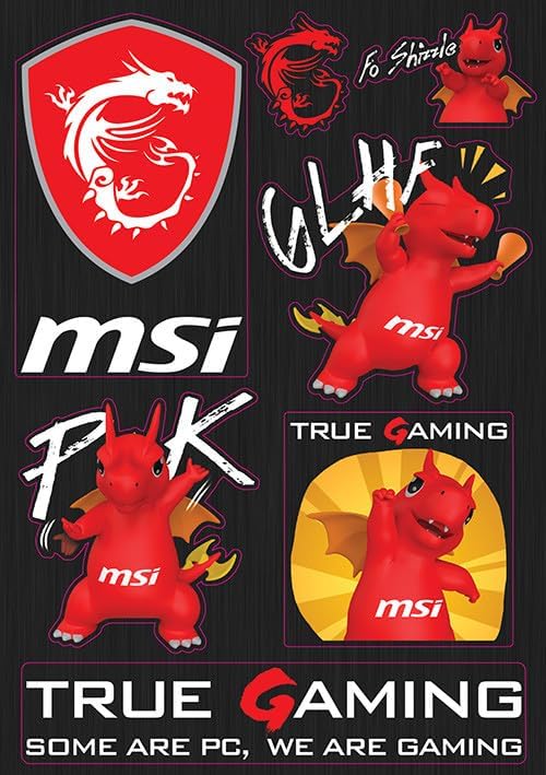 msi Y17 Dragon Fever Summer GE Gaming Backpack/Lucky Edge of the Cup/True Mousepad/True Gaming Sticker Set