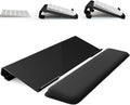 Computer Keyboard Stand for Desktop, 2-Level Height Adjustment Keyboard Wrist Rest, Non-Slip Key Board Riser Pad for Office, Gaming, and Home Desks
