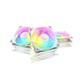 ASUS TUF Gaming TR120 120mm ARGB White Fan Triple Pack 28mm Fan Frame, 3.3mm H2O high Static Pressure, 77.4 CFM Airflow, Double-Layer LED Array, Flexible Side Pattern, Aura sync, PWM Control