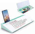 TSJ OFFICE Desktop Whiteboard Dry-Erase-Board - Computer Keyboard Stand White Board Surface Pad with Drawer, Desk Organizers with Accessories for Office, Home, School Supplies - Green