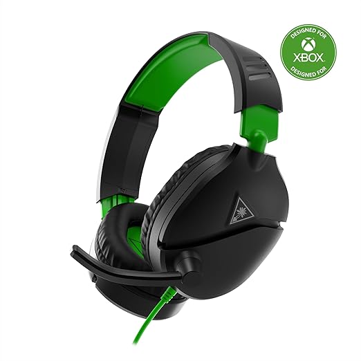 Turtle Beach Recon 70 Multiplatform Gaming Headset for Xbox Series X|S, Xbox One, PS5, PS4, PC & Mobile w/ 3.5mm Wired Connection - Flip-to-Mute Mic, 40mm Speakers, Lightweight Design, Black