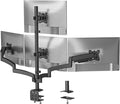 WALI Quad Monitor Mount for 13-27 inch Screens, Extra Tall 4 Monitors Desk Mount, up to 19.8lbs, 32.2 inch Height Max, Fully Adjustable Gas Spring 4 Monitor Arms, VESA 75/100mm (GSDM004S), Black