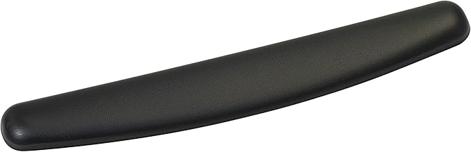 3M™ Compact Gel Wrist Rest for Keyboards, Soothing Gel Comfort, Product Protection, 18" Wide, Black