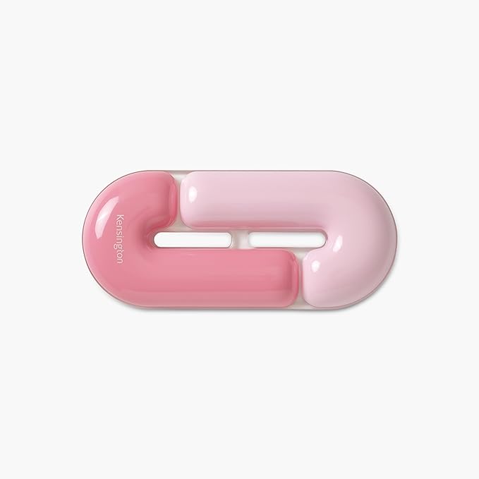 Kensington Gel Mouse Wrist Rest Support Cushion for Mice & Trackballs, Duo Gel Ergonomic Mouse Wrist Support, Comfortable Non-Skid, Loop Pink 7.4" x 3.27" x 0.7" K62828WW