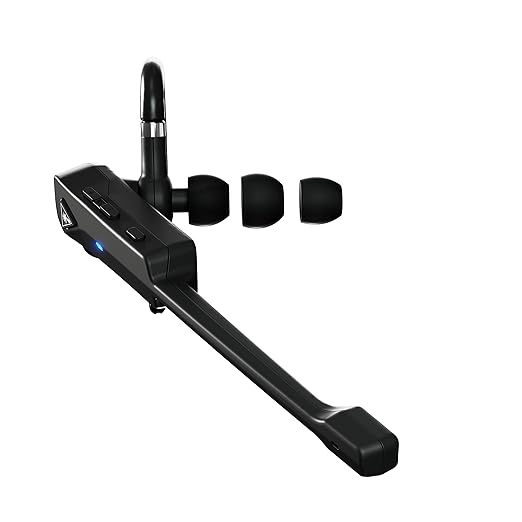 Turtle Beach Recon Air Wireless Gaming Chat Communicator for PS5, PS4, iOS, Android, Windows 10 & 11 PCs, & Bluetooth Mobile Devices with Noise - Cancelling Mic – Black