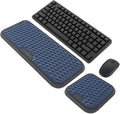 Vaydeer Extra Large Wrist Rest Set for Keyboard and Mouse, Computer Ergonomic Wrist Support, Armrest Elbow Pad Mouse Rest, Typing Soft Memory Foam Desk Cushion for Office Work Gaming