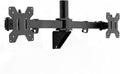 VIVO Premium Dual Ultra Wide LCD LED 27 to 38 inch Monitor Wall Mount, Heavy Duty, Telescoping Arms, Flush Wall Setup, Fits 2 Screens, Black, MOUNT-TS38B