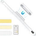 WILLED 5W Led Light Bar with Remote Control, 2500mah Eye-Friendly Vanity Lights Stick On, 3 Color Temperatures Mirror Lights, Button Control Magnetic Light Bar for Cabinet,Closet,Bathroom and Desk