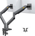NB North Bayou Dual Monitor Arm Ultra Wide Full Motion Swivel Monitor Mount for 22''-32'' Monitors Load Capacity from 4.4 to 26.4lbs for Each Arm Height Adjustable Monitor Stand G35