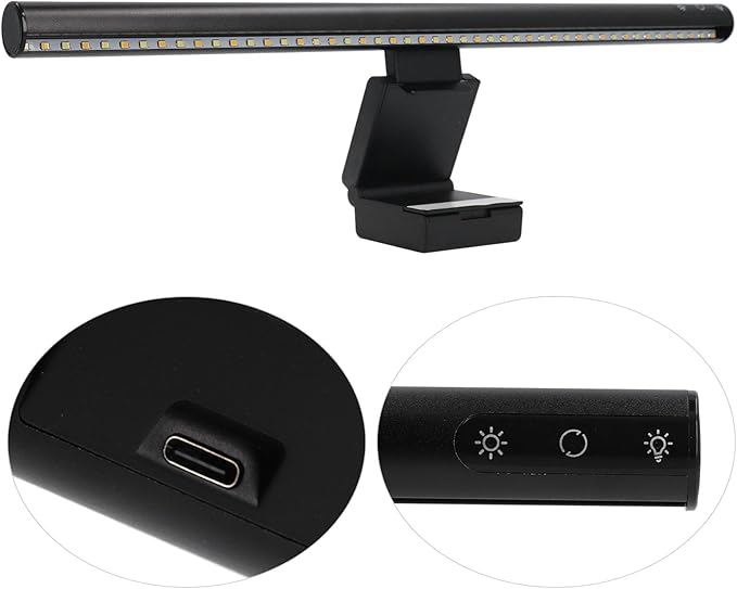 Monitor Light Bar, Computer Screen Light with 5 Color Temperatures and 3 Dimming Levels, USB Powered Eye Caring LED Desk Lamp for Office Home Study (300SA5)