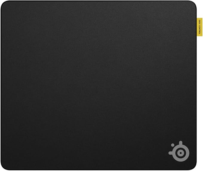 SteelSeries QcK L Performance Control Gaming Mousepad — Extra Density for a Smooth Glide — Low-Profile Edge Stitching — Non-Slip Neoprene Rubber Base — 16.54 x 19.29 inch — FPS, MOBAs, RTS, MMO
