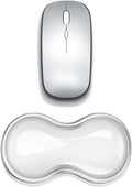 Clear Gel Mouse Wrist Rest, Wrist Support Wrist Pad for Typing, Ergonomic Cool Wrist Rest for Mouse, Hand Mouse Wrist Rest for Office, Gaming, Computer, Laptop - Transparent