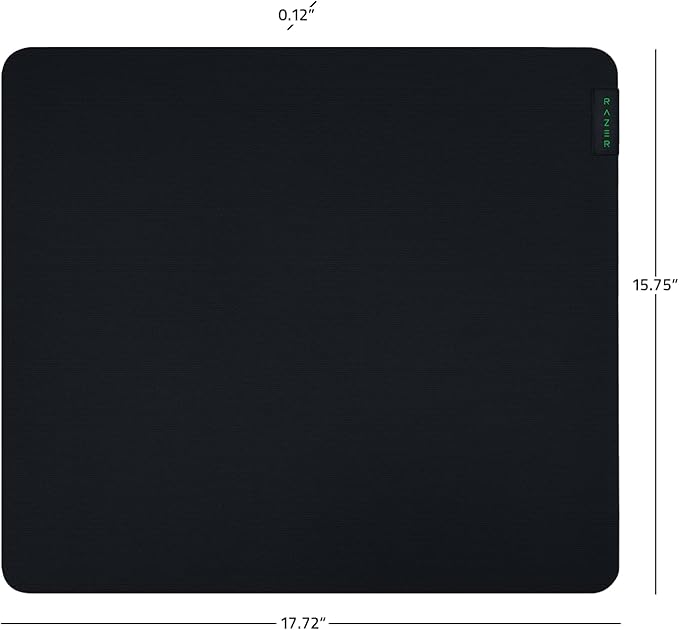 Razer Gigantus V2 Cloth Gaming Mouse Pad (Large): Thick, High-Density Foam - Non-Slip Base - Classic Black