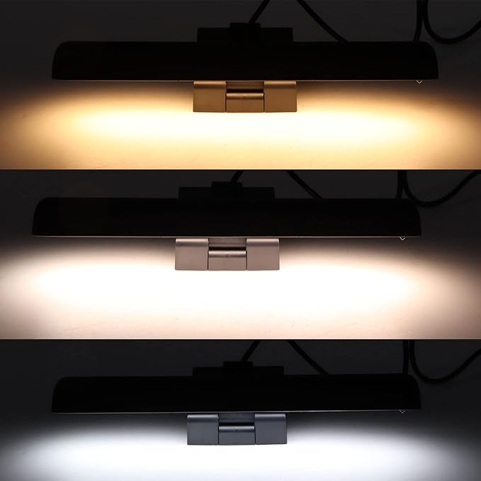 Computer Monitor Light, Monitor Light Bar, 3 Tunable Color Temperature Dimmable LED Screen Monitor Light Bars with Touch Control for Laptop