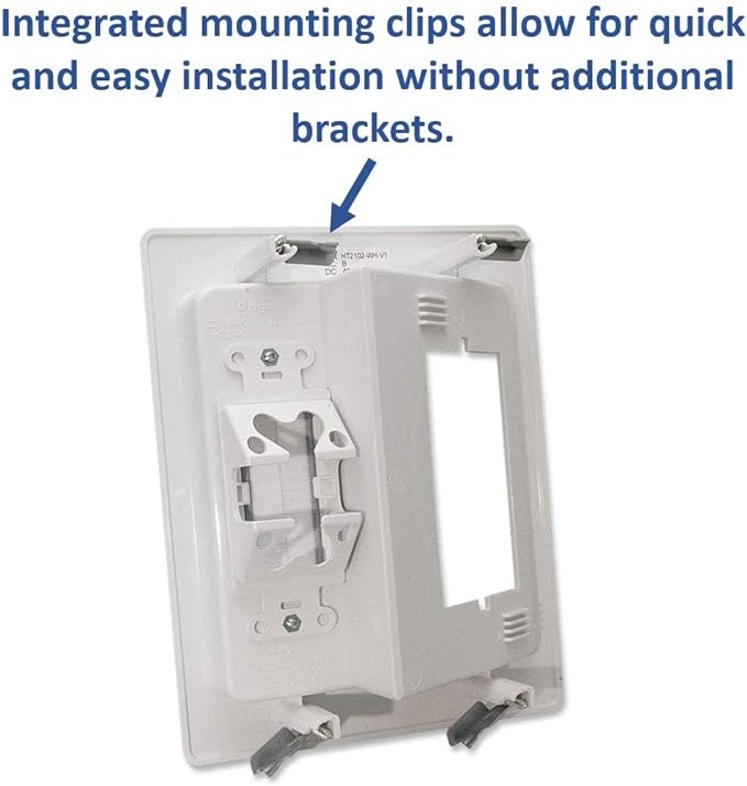 Legrand – OnQ in-Wall Cable Management Kit for Power & Low Voltage Cords – Hides TV or Display Cables Retrofit Behind the Wall – UL Listed TV Cord Hider w/DIY Install & Included Hardware – HT2102WHV1