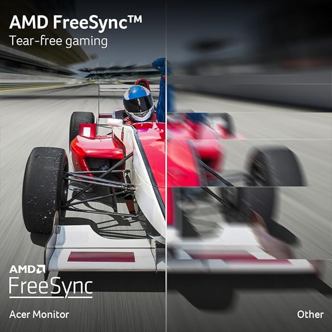 acer KB272 P6bi 27" IPS Full HD (1920 x 1080) Zero-Frame Gaming Office Monitor | AMD FreeSync Technology | Up to 144Hz Refresh | 1ms (VRB) | Low Blue Light | Tilt | HDMI & VGA Ports