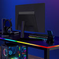 RGB Backlight LED Strip Light for PC & Mac, Sync with Screen Color or Music, Stick to the Edge of Your Desk, for Desk Gaming, USB Port, Software Control, 7.88ft / 2.4m