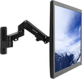 VIVO Premium Aluminum Single LCD Monitor Wall Mount for Screens up to 32 inches, Pneumatic Adjustable Arm fits up to VESA 100x100, MOUNT-G100B