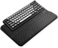 Computer Keyboard Stand with Wrist Rest, Ergonomic Keyboard Pad with Wrist Support, Keyboard Riser & Soft Memory Foam Cushion, 43cm Arm Rest Desk Accessories for Office,Home (Black)