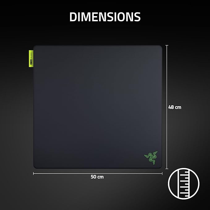 Razer Gigantus V2 Pro Soft Esports Gaming Mouse Pad (Balance) – Medium Friction Cloth Surface, Tracking Accuracy, GlideCore Foam, Anti Slip Base, Low-Profile Stiched Edges – Large