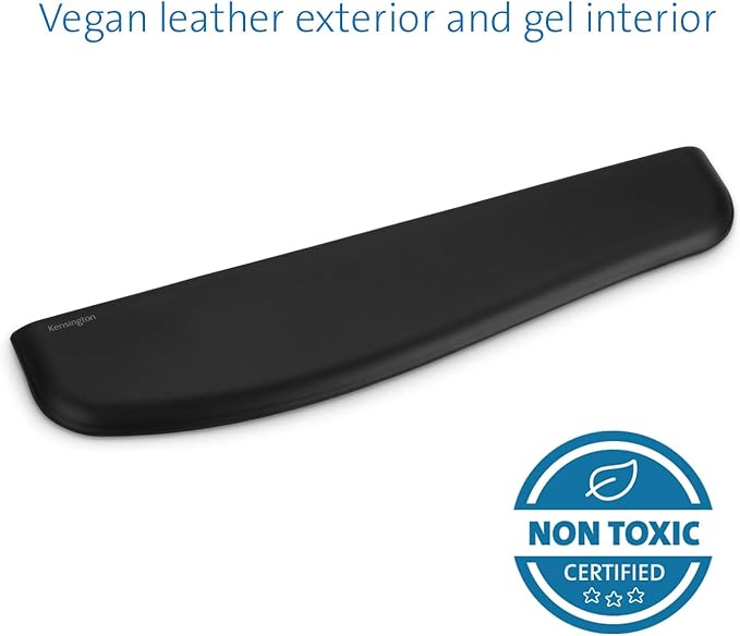 Kensington ErgoSoft Wrist Rest for Slim Keyboards, Black (K52800WW) (Pack of 2)